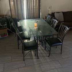 Glass Dining Tables Set