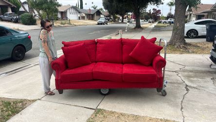 Red couch