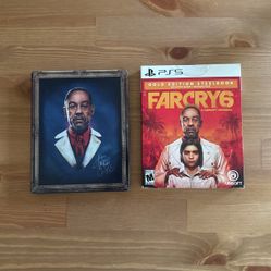 Farcry 6 PS5 Game (Disc + Gold Edition Steelbook)