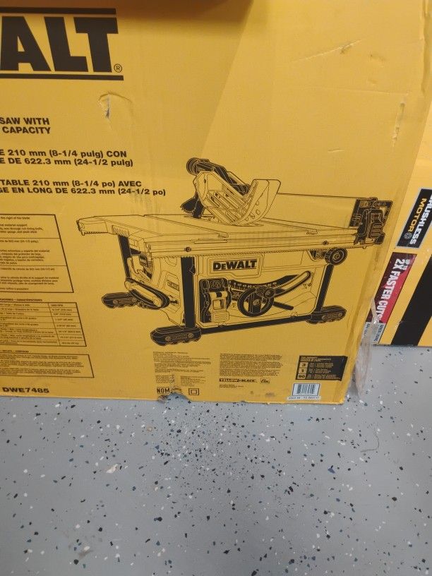 DeWalt Table Saw 8 1/4"