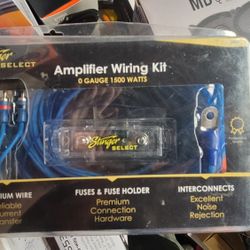 NEW STINGER 0 GAUGE AMP WIRE KIT