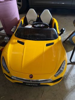 Small car for kids. Electric car