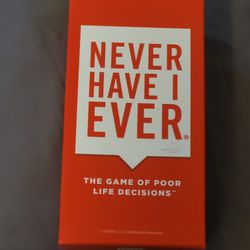 Never Have I Ever Adult Card Game - New Open Box