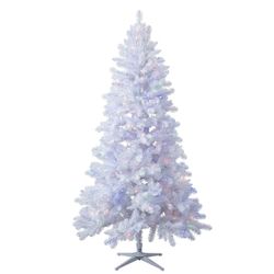 NEW Christmas LED 6.5FT White Changing Color Tree 