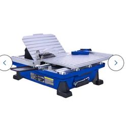 Kobalt 6-Amp 7.0 inches - blade Wet Tabletop Sliding Table tile Saw