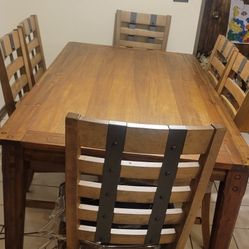 Dining Table Set Of Six Chairs 