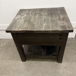 Rustic End Table
