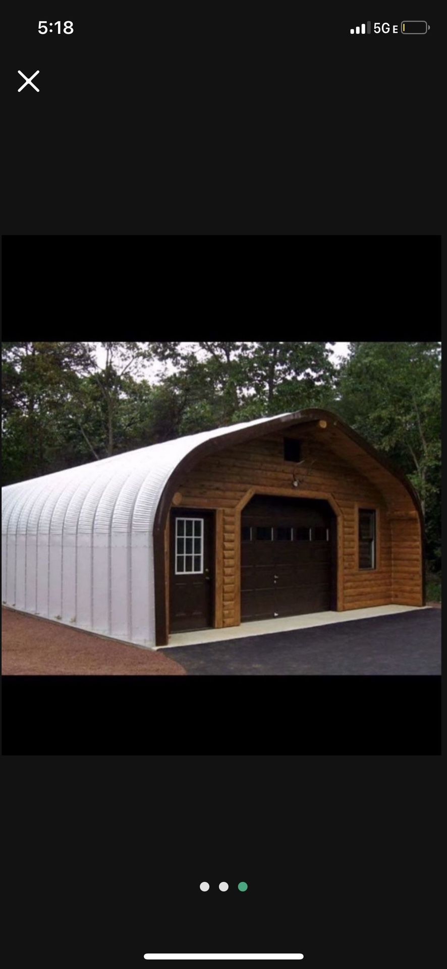 Steel structure, Quonset Hut, Storage