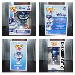 Funko Pop DISNEY (Make A Wish) Cheshire Cat Metallic Exclusive 