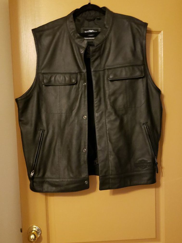 3XL Harley Davidson Men's Leather Jacket
