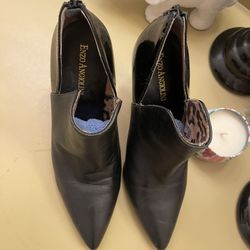 black ankle boots