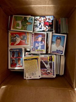 18 lbs. Box Of Unsorted Vintage Baseball Cards