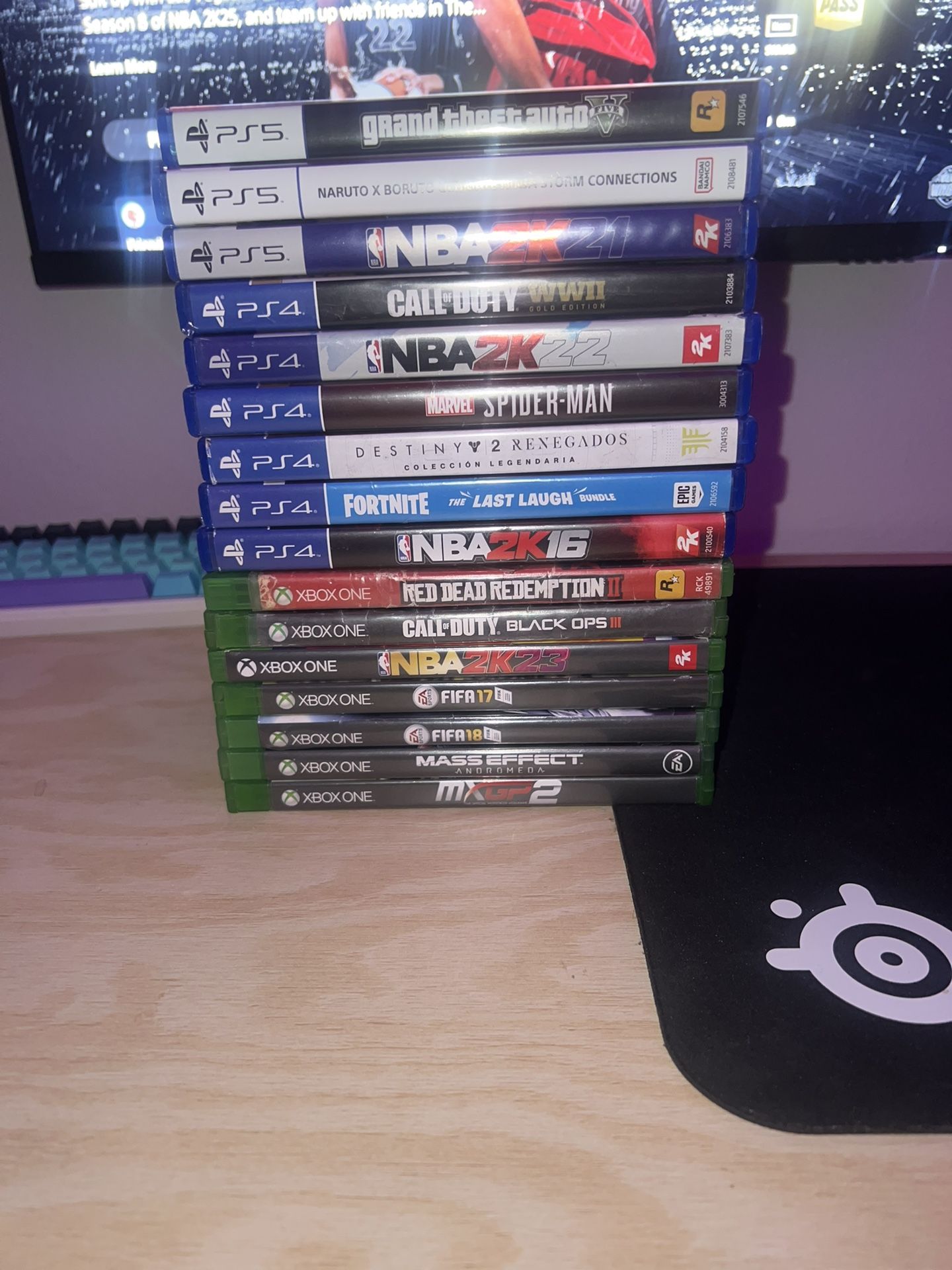 Ps5, Xbox, And Ps4 Games hit me up for prices