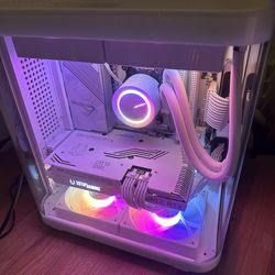 White Gaming PC W/ Ryzen 9 7900X