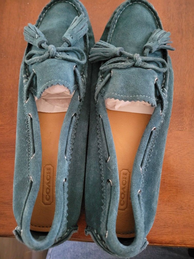 Coach Suede Moccasin