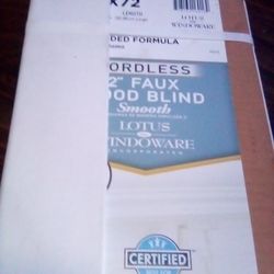 Cordless 2 Faux Wood Blinds