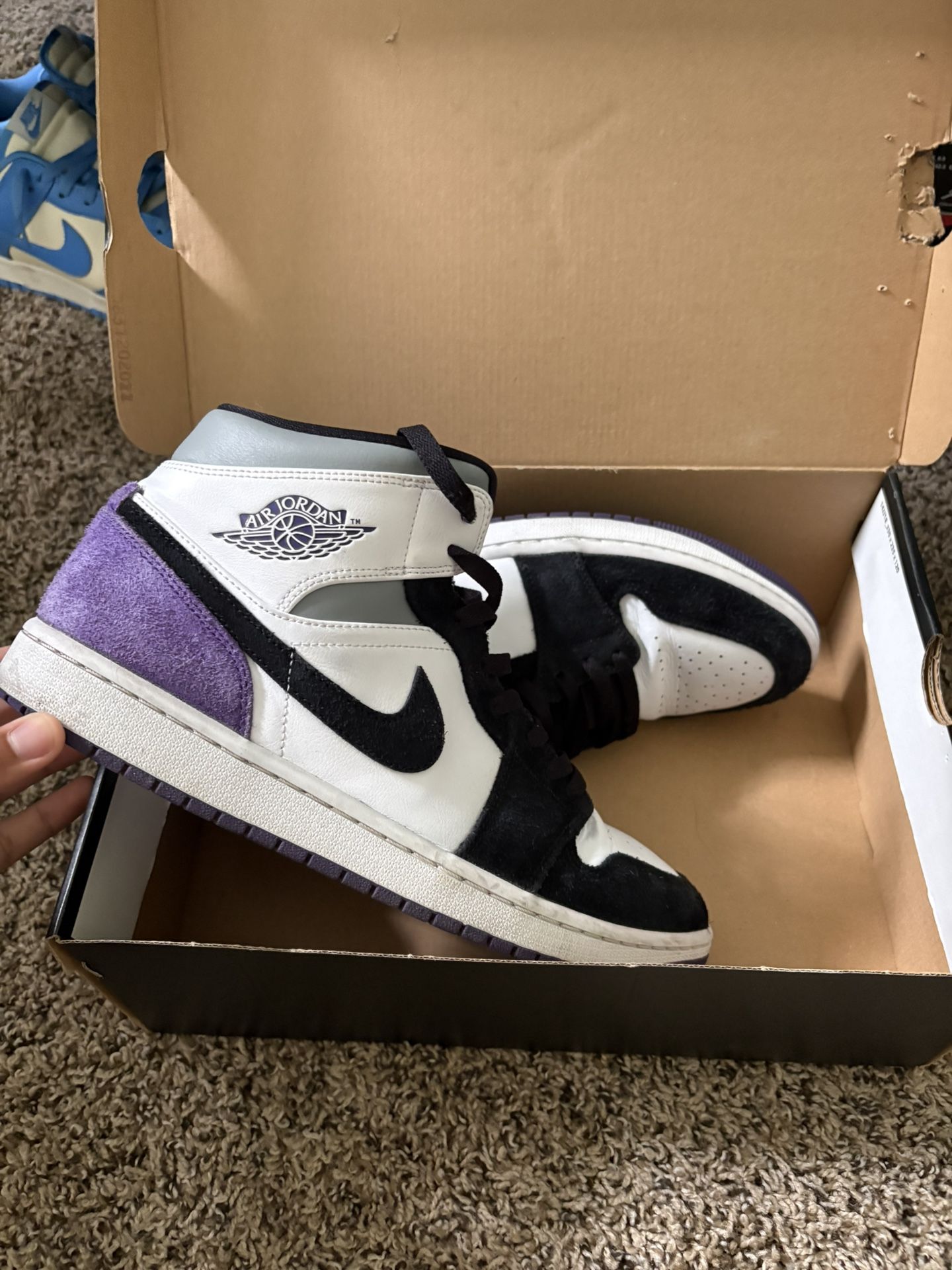 Purple Court Jordan 1