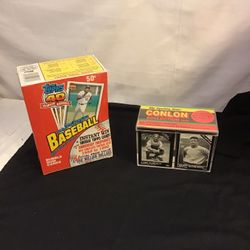 1991 Topps 40 Years Baseball,  CONLON Collection 1992 Baseball Cards