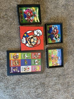Super Mario Bros Picture Frames/Decoration