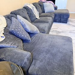 Sectional With Double Chaise