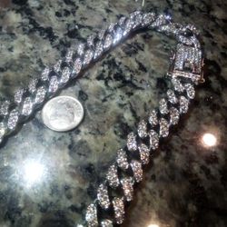 Brilliant Lab Diamond Ice Shorty 18 Inch Chain