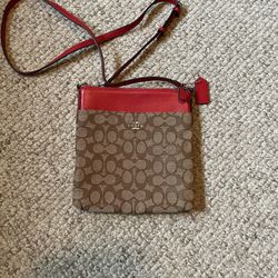 Vintage Coach Signature Canvas Purse