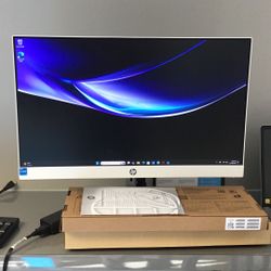 HP 23.8 Inch  All In One  Desk Top Pc