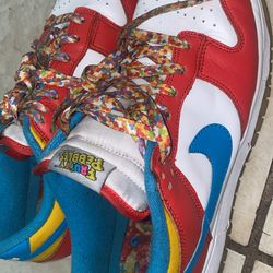 Fruity Pebbles dunks size 10