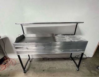 Plancha de 36” con 6 compartimientos i repiza