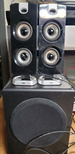 Cyber Acoustics CA-3602 / CA-3602a is a popular 2.1-channel desktop computer speaker system