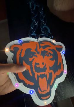 Chicago bears light up chain (read description)