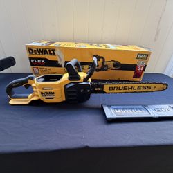 DEWALT FLEXVOLT 60V MAX 18in. Brushless Cordless Battery Powered Chainsaw (Tool Only)$175