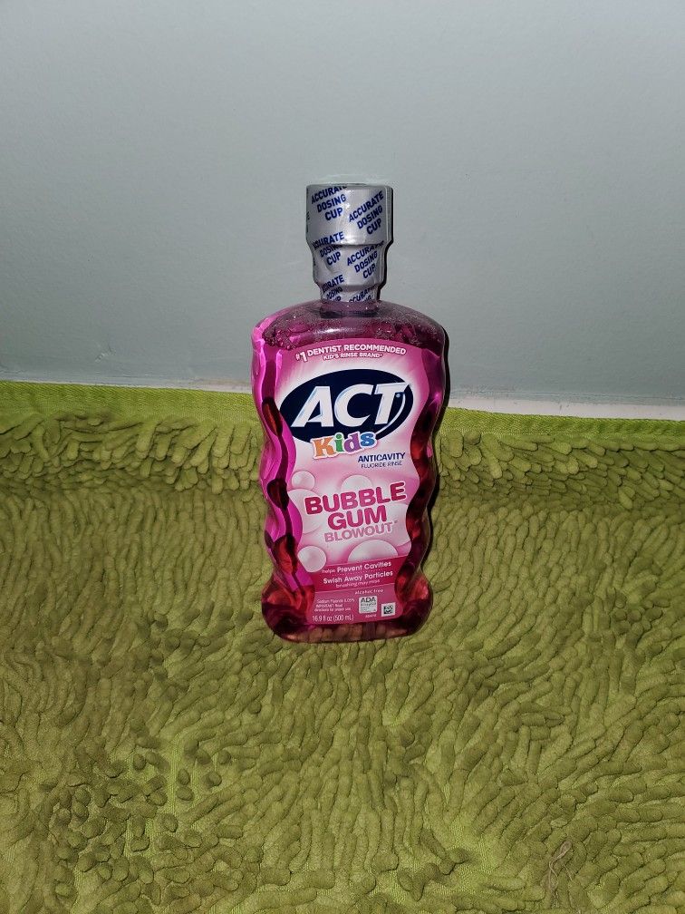 Act Mouthwash Kids 16.9oz Bubble Gumm Blowout