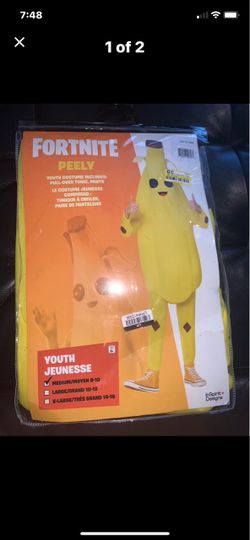Fortnite Peely Youth Halloween Costume