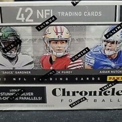 2022 Panini Chronicles Football NFL 42 Card Blaster Boxes - New Factory Sealed!

