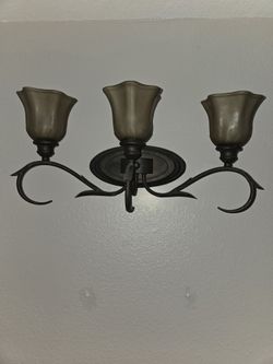 Bathroom Vanity Mirror & Light Set