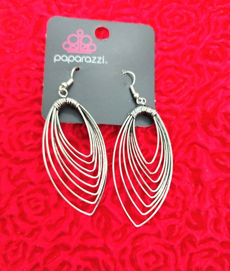 New Paparazzi Feather Earrings