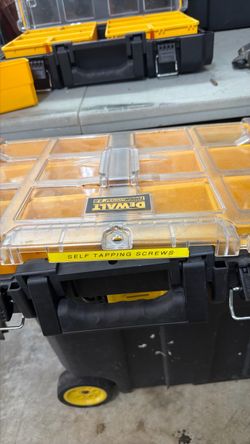 Self tapping screws in a Dewalt case
