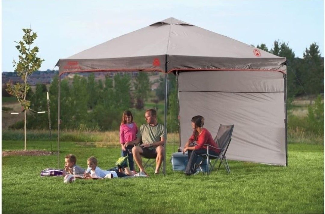 Coleman Instant Canopy with Sunwall 10'x10' - Gray