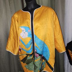 Vintage/Pre-owned M. Vollbracht Satin Jacket Size L $50