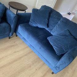Blue Lounge Sofa And Couch