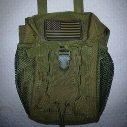 Small Tactical Bag With Molle Attachment