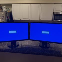 2 Asus Computer Monitors - $50 For Both