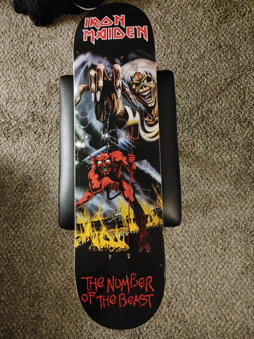 Iron Maiden Zero Brand 8.0 Skateboard Deck