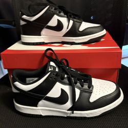 Panda Dunks Size 5.5y Practically New 