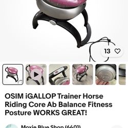 Beautiful! Gallop Horse Riding Core AB Balance Fitness 
