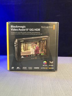 Blackmagic Design Video Assist 5" 12G-SDI/HDMI HDR Recording Monitor