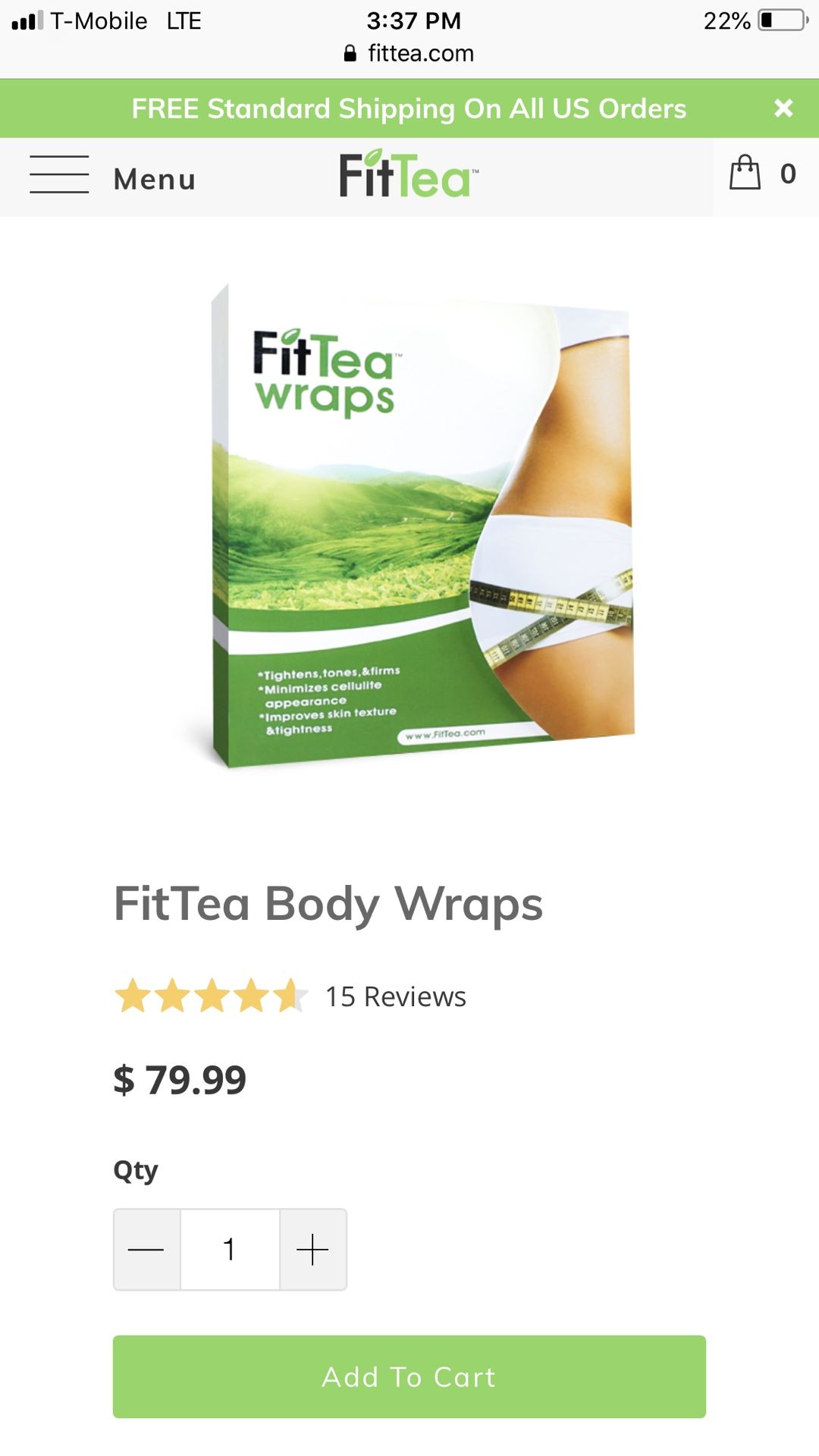 Fit tea wraps