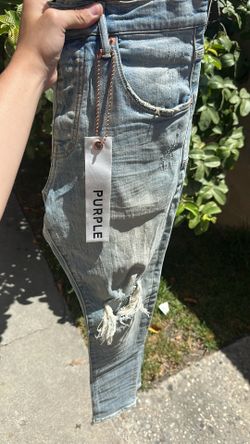 Purple jeans