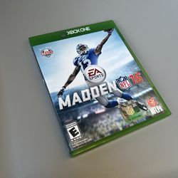Madden NFL 16 Xbox one 